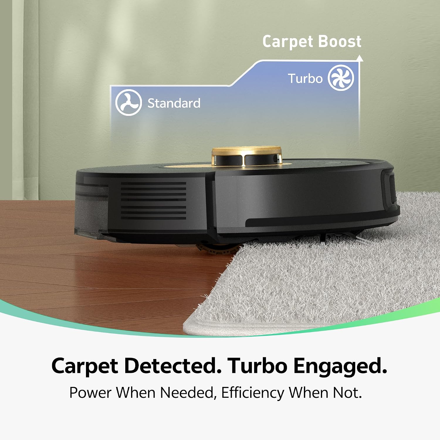 Robot Vacuum And Mop 8000Pa LiDAR Navigation 150 Min Black