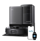 Robot Vacuum And Mop 20000Pa Suction Auto-Emptying Black