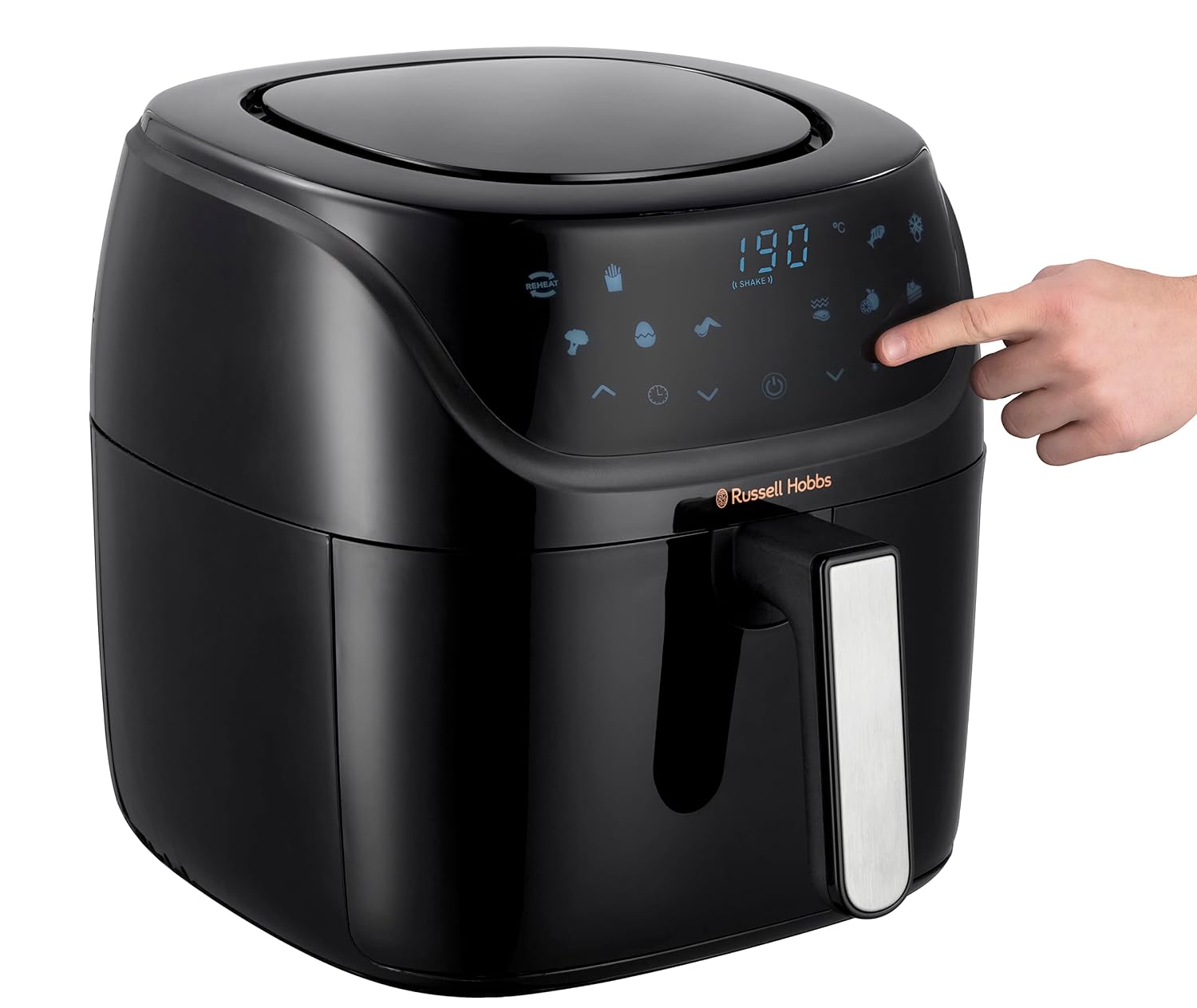 Digital Air Fryer 8L 10 Preset Programmes 220°C Black