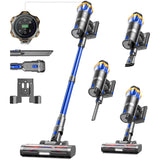 Cordless Vacuum Cleaner 600W 50kPa 65Min OLED Touch Screen Blue