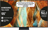Neo QLED 4K Vision AI Smart TV 55'' QE55QN74FATXZT Mini LED, NQ4 AI Gen2 Processor, AI Upscaling, Motion Xcelerator 144 Hz, Technology Quantum Matrix Slim, OTS Lite, AirSlim Design, 2025